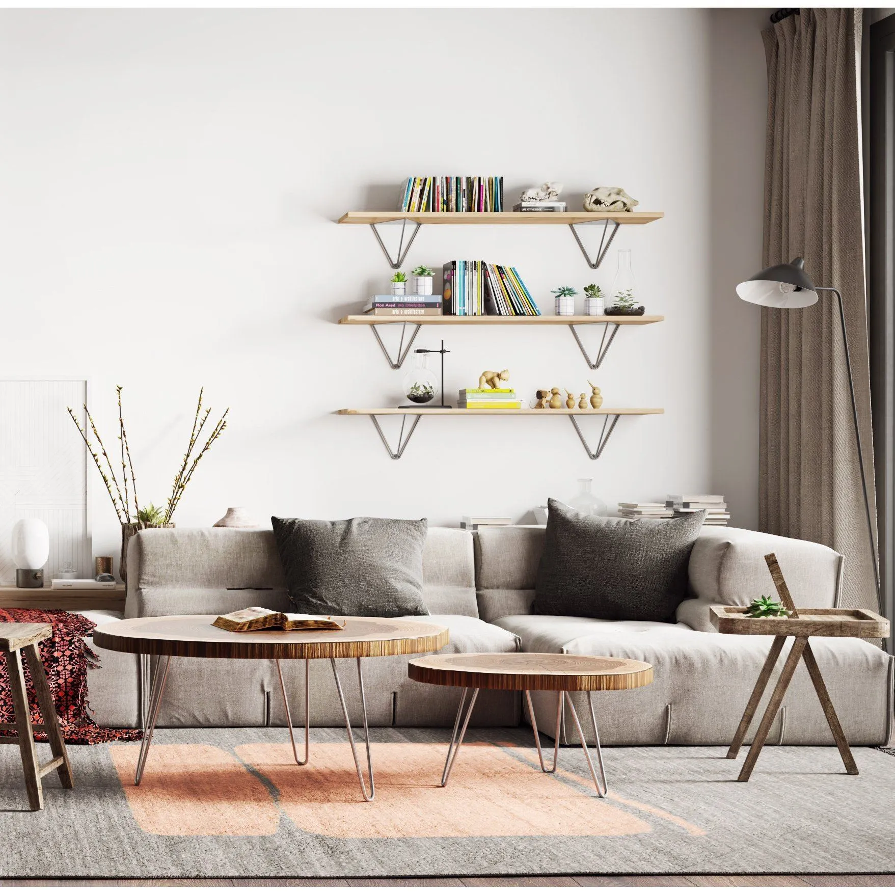 14inch / 35cm - Coffee Table | Hairpin Legs