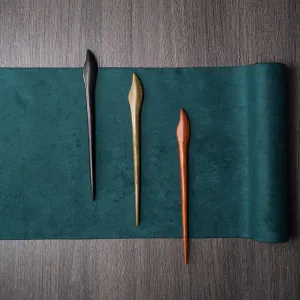 18cm Sandalwood Chinese Hairpin Zan (Shape 2)