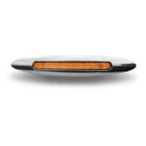 4.5" Slim Clear Amber LED Marker Light