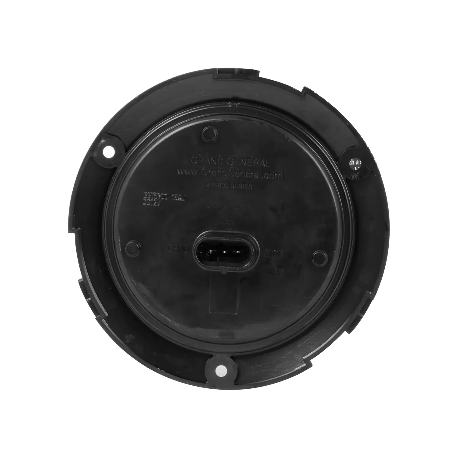 4" FLEET AMBER/CLEAR 18 LED FLANGE MOUNT W/ CR. BEZEL 3PIN