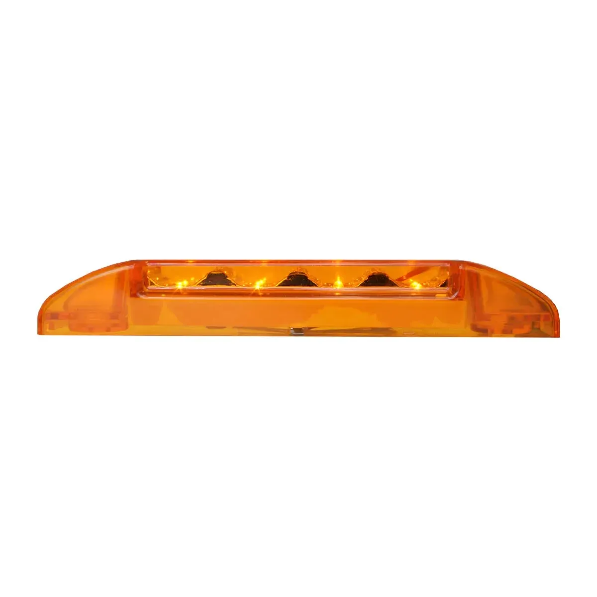 6"L RECT. SPYDER AMBER/CLEAR 8-LED MARKER/CLEARANCE LIGHT