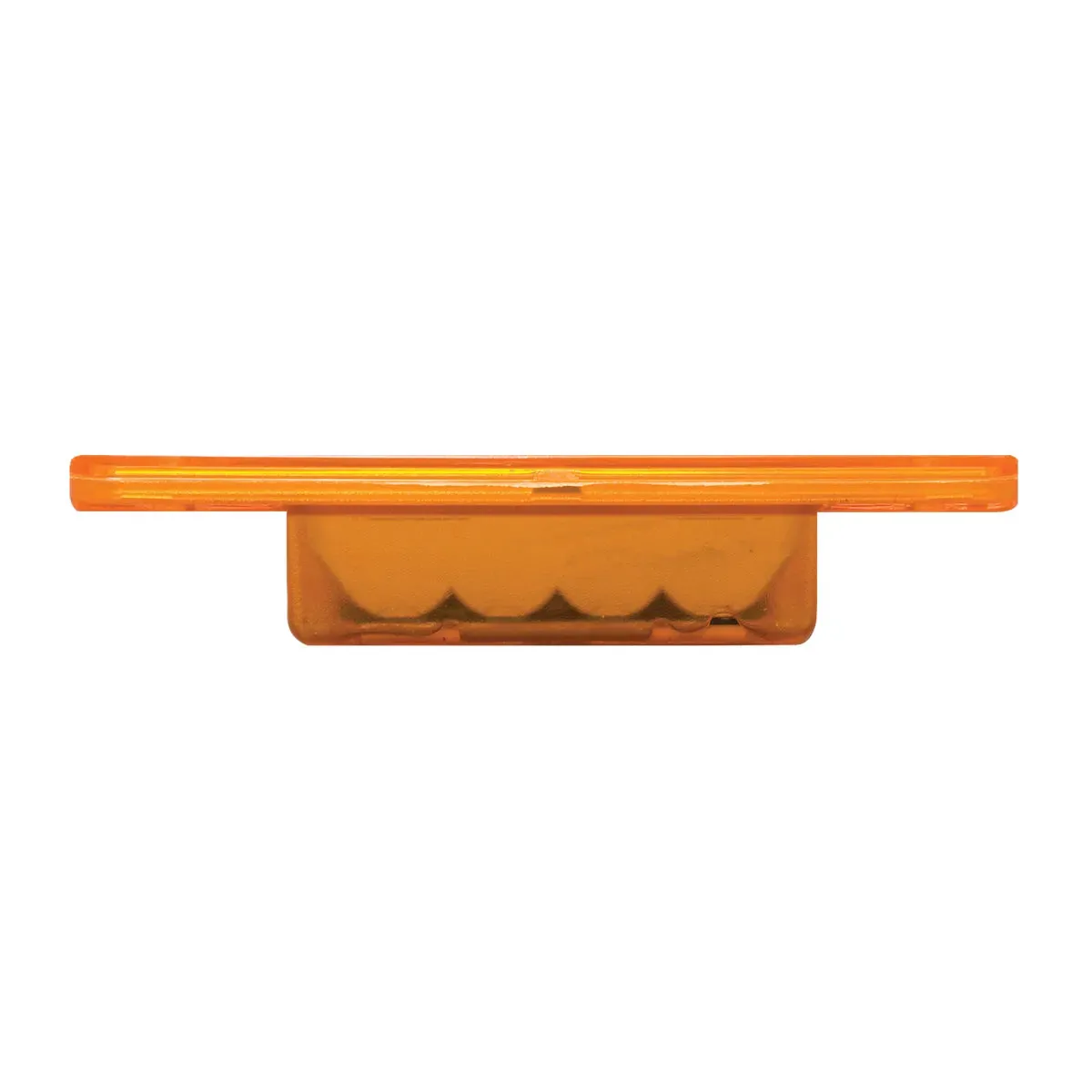 76321 RECT. SPYDER AMBER/CLEAR 8 LED FOR FL VISOR/CAB MARKER LIGHT