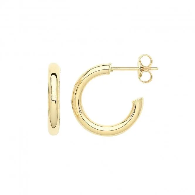 9ct Yellow Gold Hoop Earrings ER1192