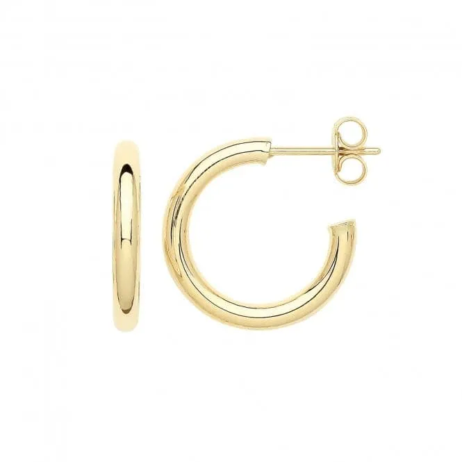 9ct Yellow Gold Hoop Earrings ER1192