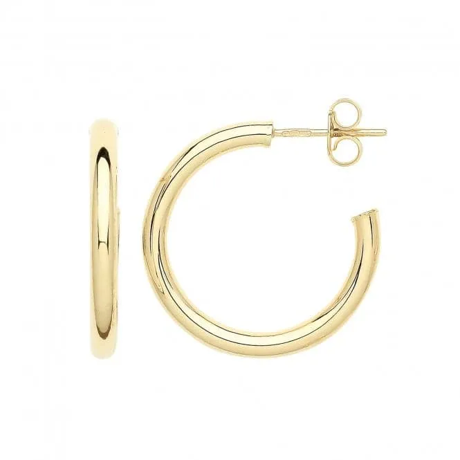 9ct Yellow Gold Hoop Earrings ER1192