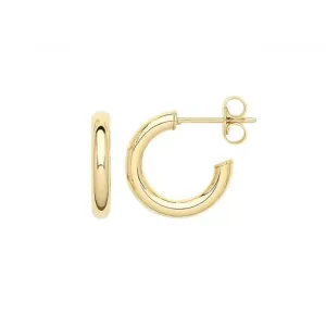 9ct Yellow Gold Hoop Earrings ER1192