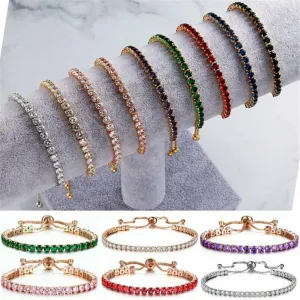 Adjustable Zircon Bracelet（AE4111）
