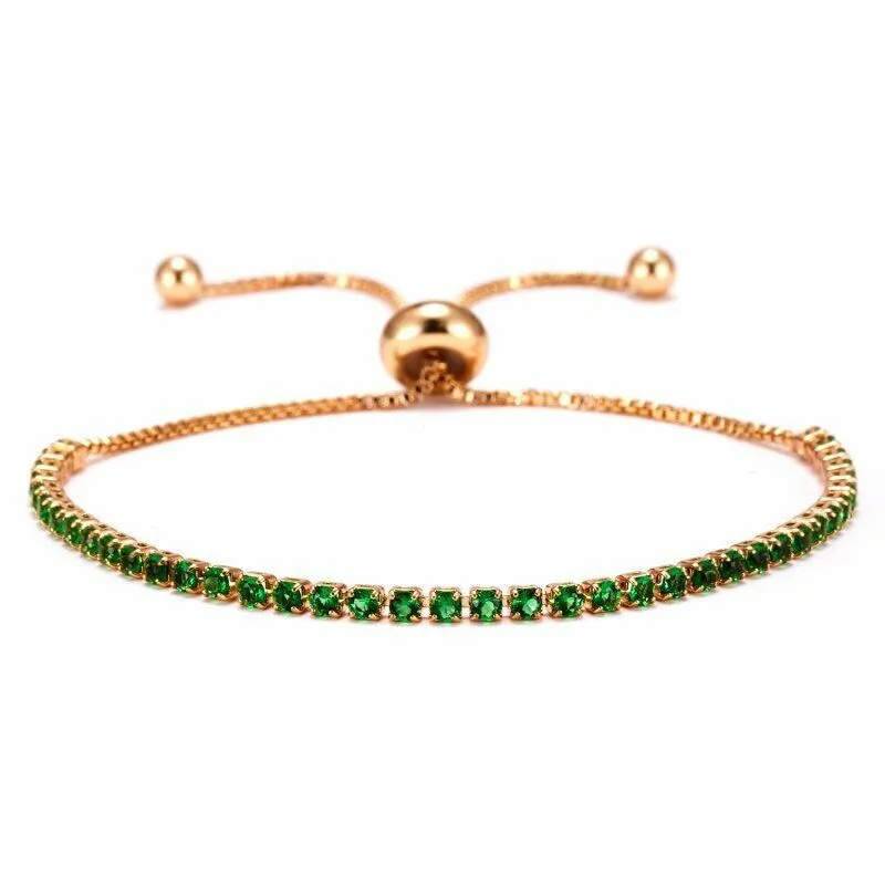 Adjustable Zircon Bracelet（AE4111）