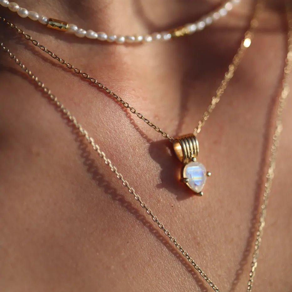 Amie Fluorite Silver Necklace