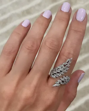 Angels’ Blooming Wrap Zircon Ring
