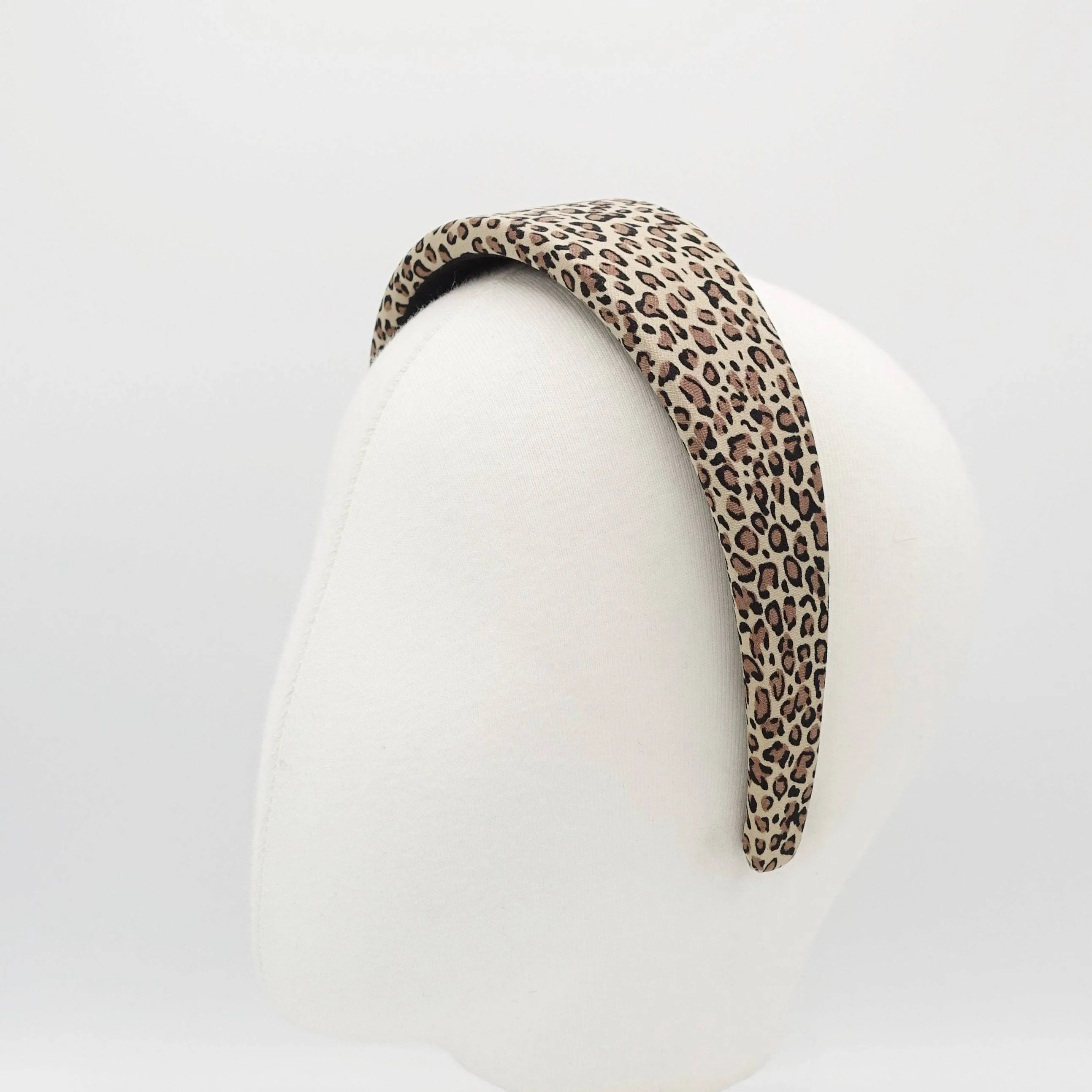 animal print padded headband leopard hairband for women