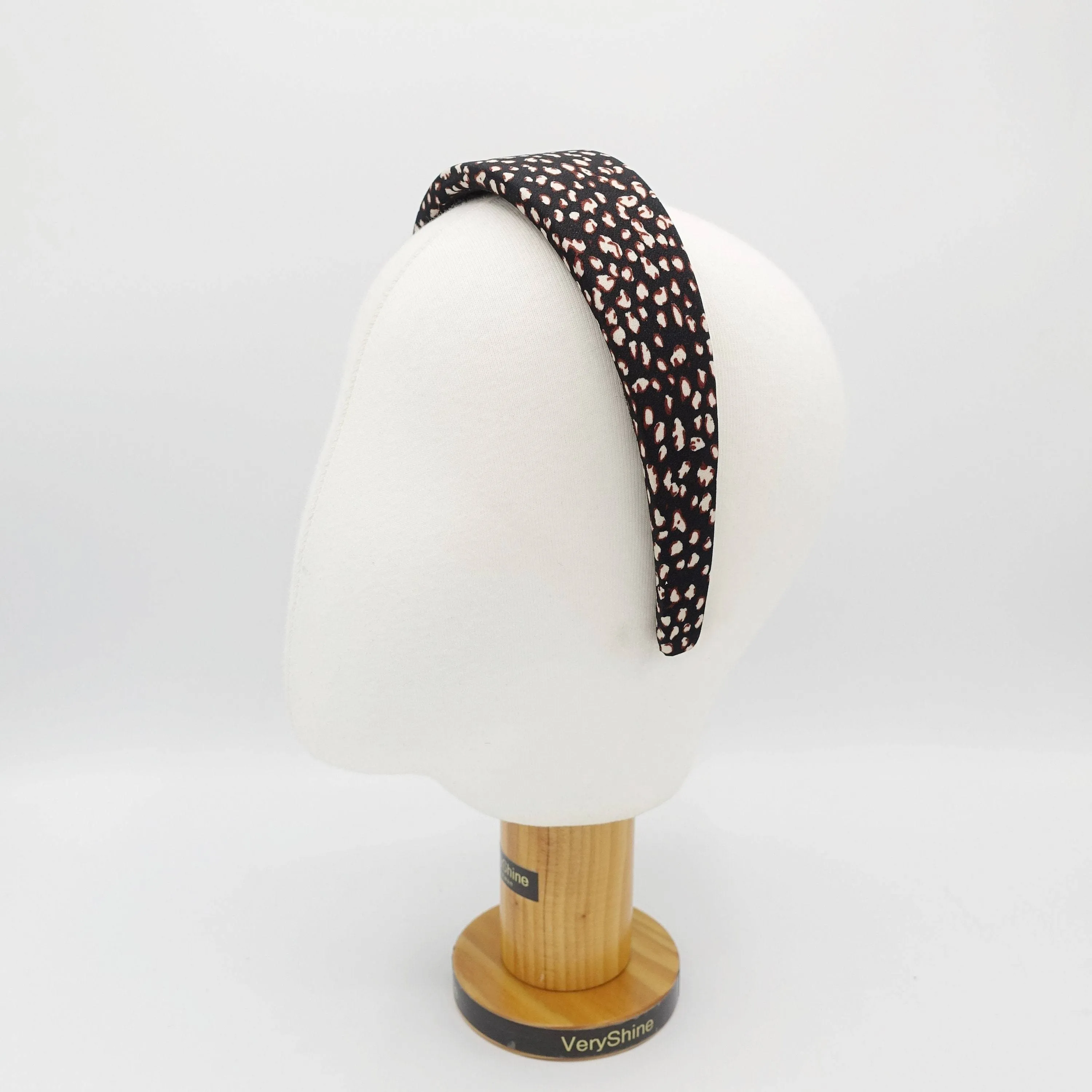 animal print padded headband leopard hairband for women