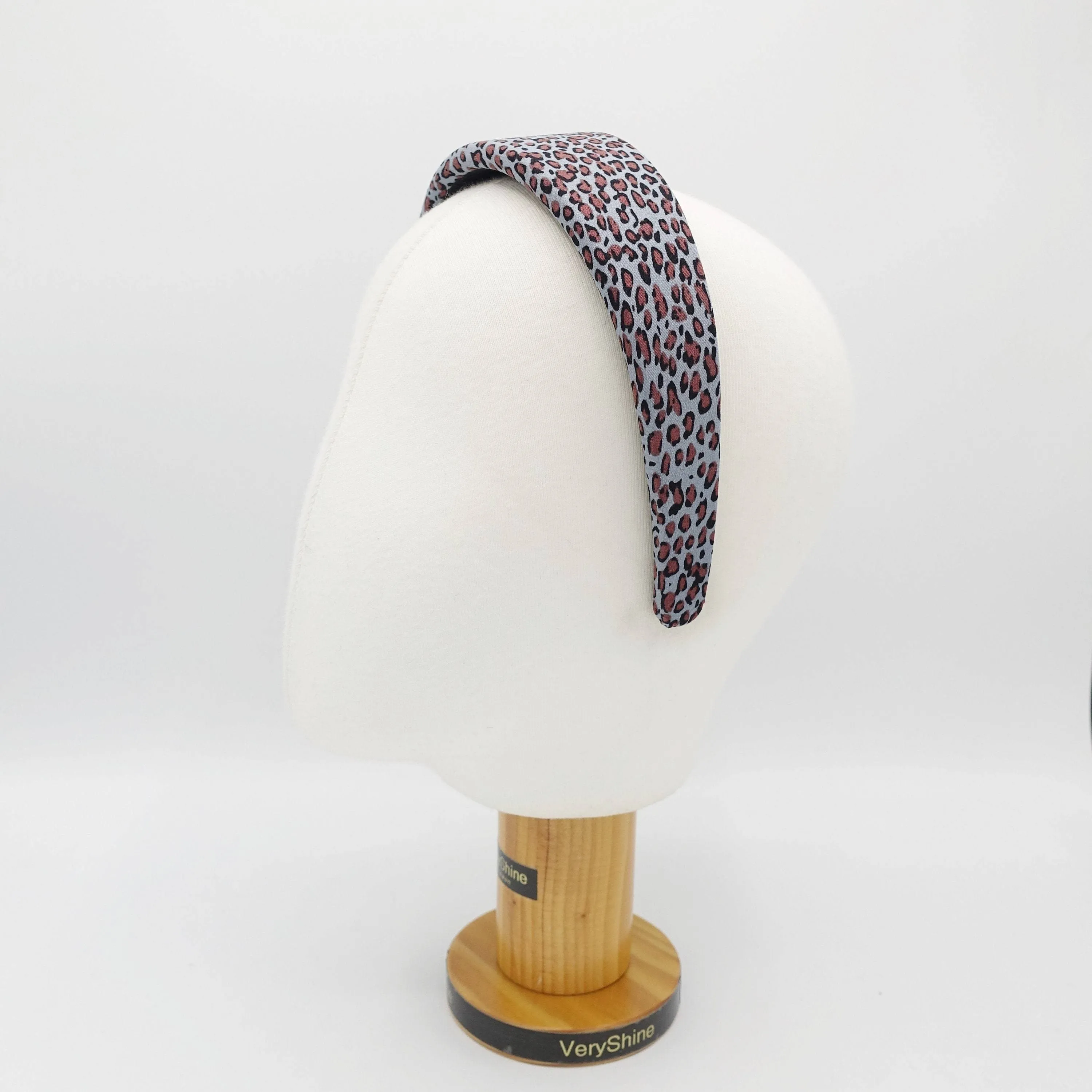 animal print padded headband leopard hairband for women