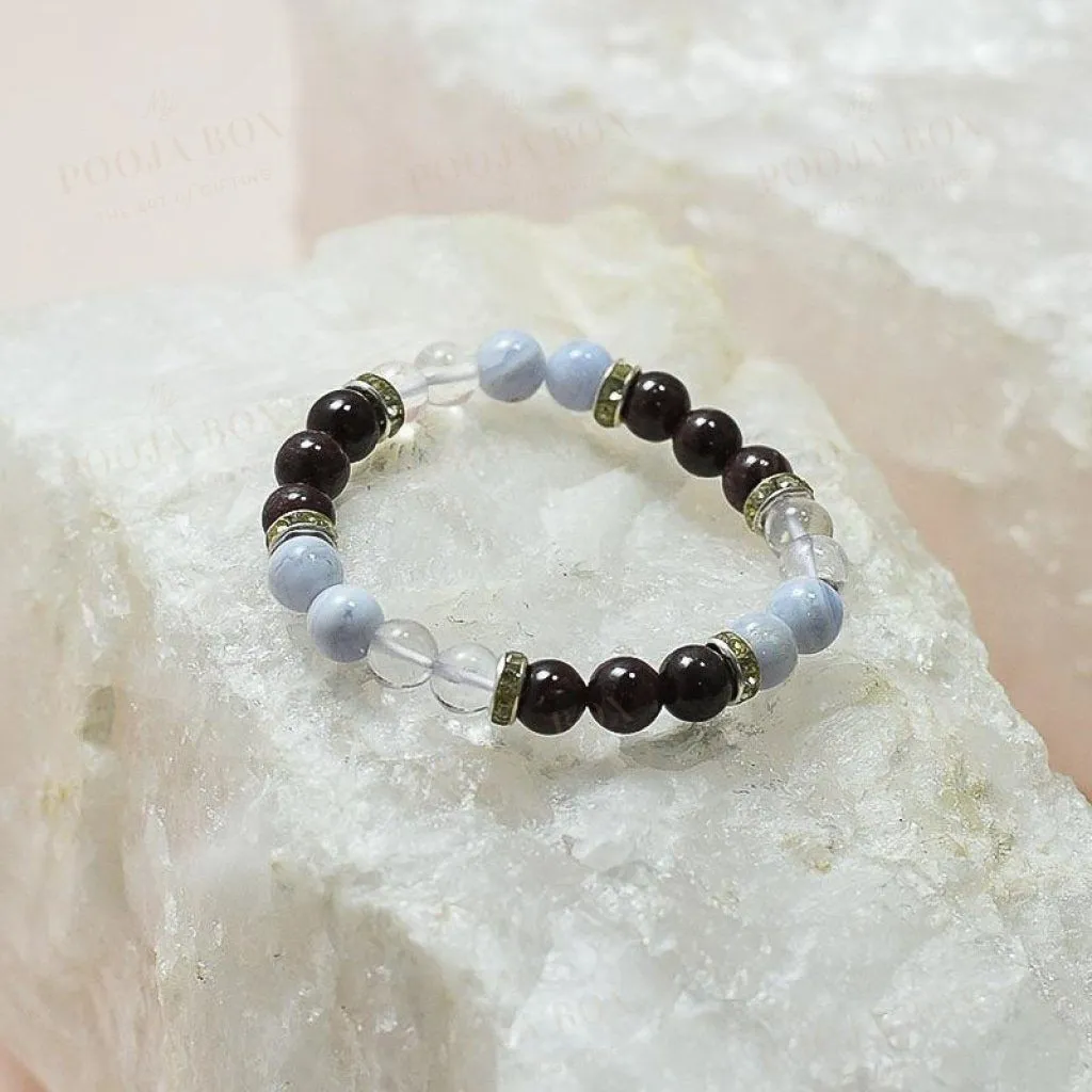 Aries Zodiac Crystal Bracelet