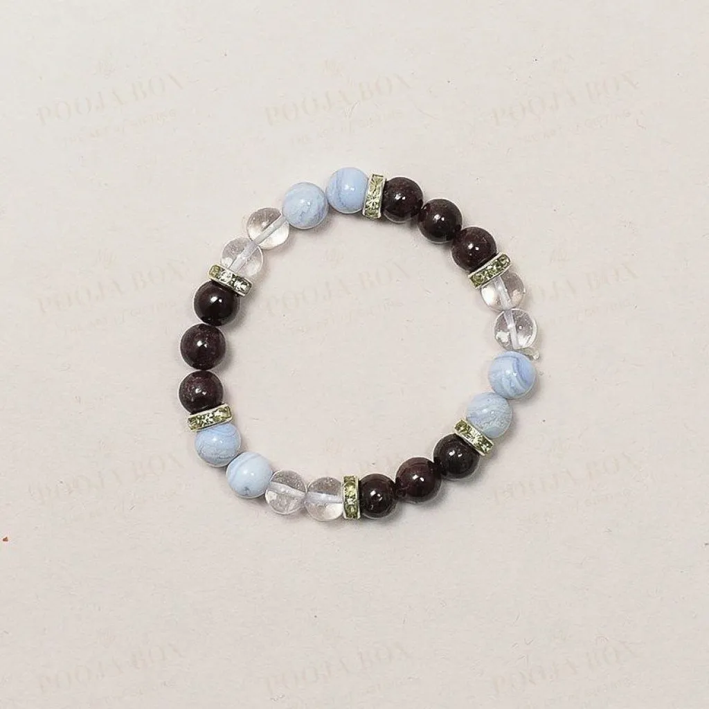 Aries Zodiac Crystal Bracelet