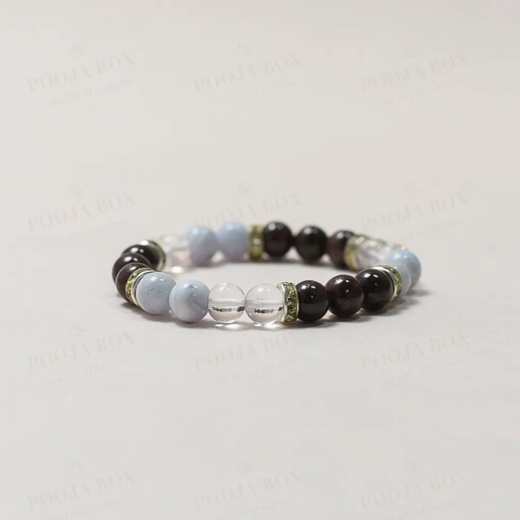 Aries Zodiac Crystal Bracelet