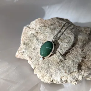 Aventurine and Opal Necklace
