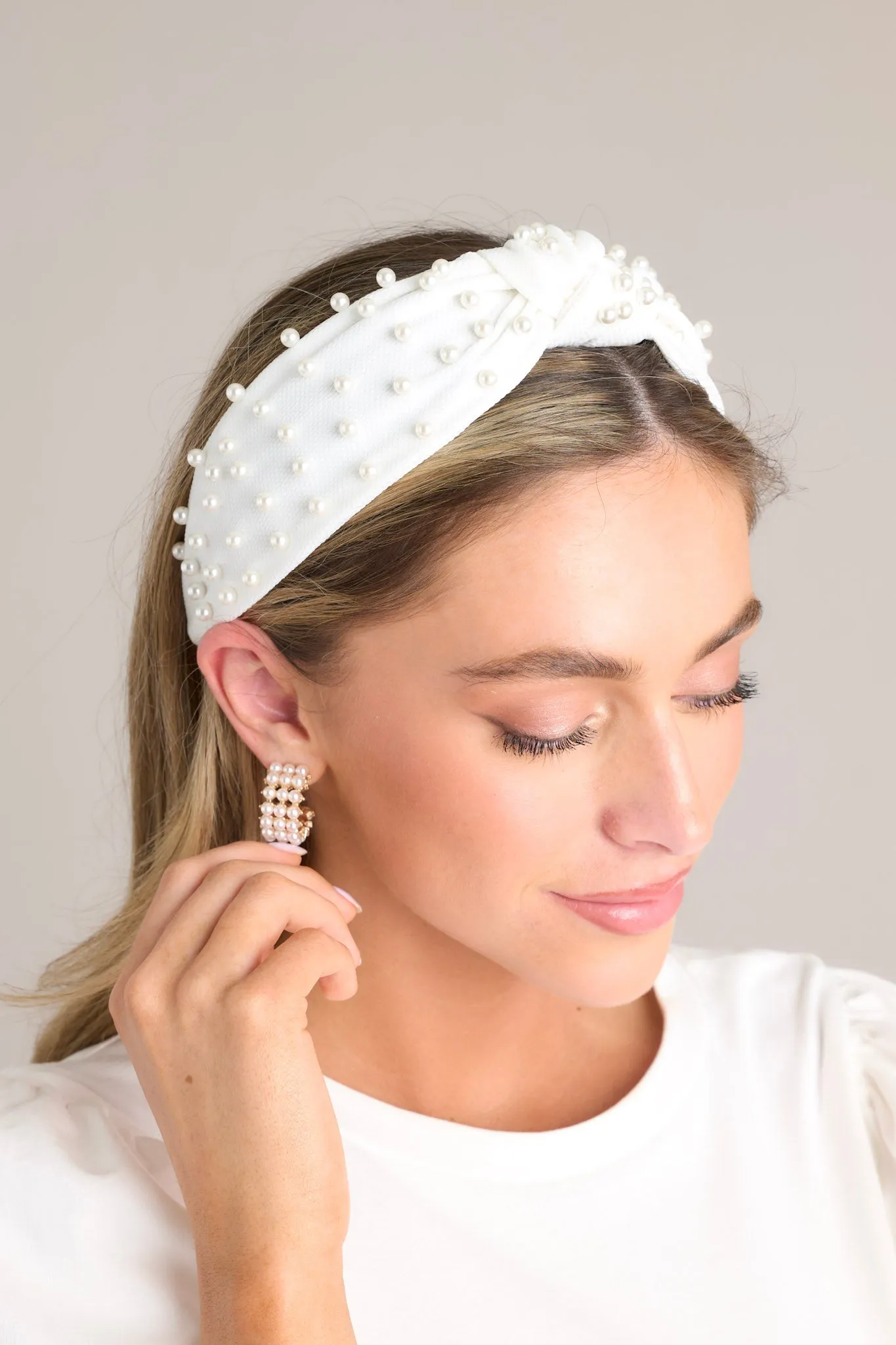 Awakening Potential White Pearl Headband