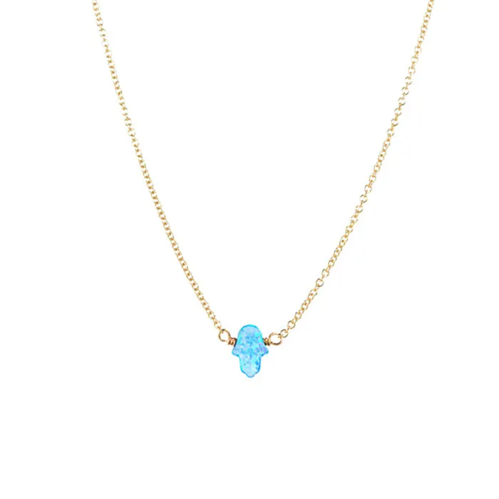 bara boheme | Small "HAND" Opal Necklace