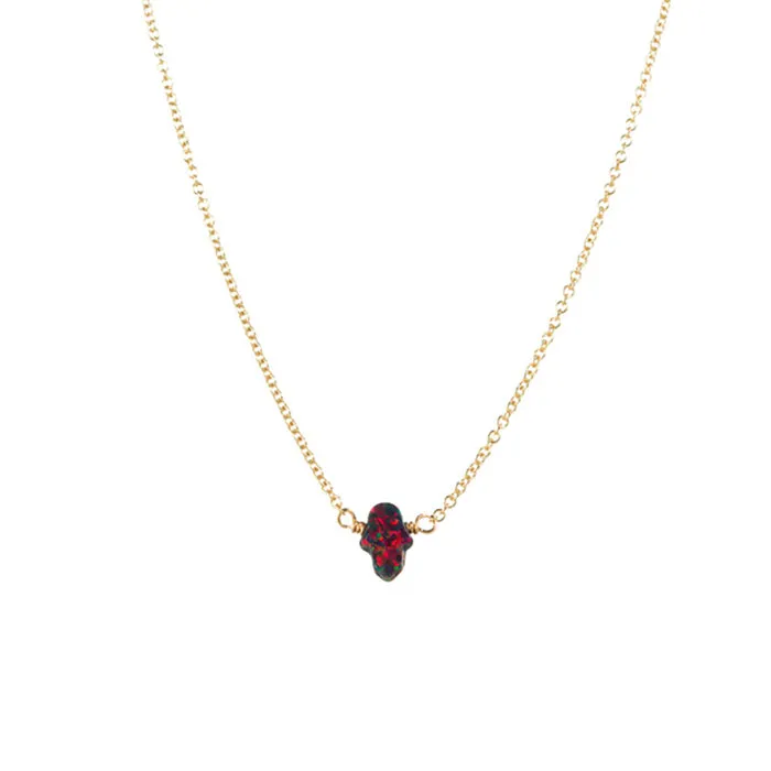 bara boheme | Small "HAND" Opal Necklace