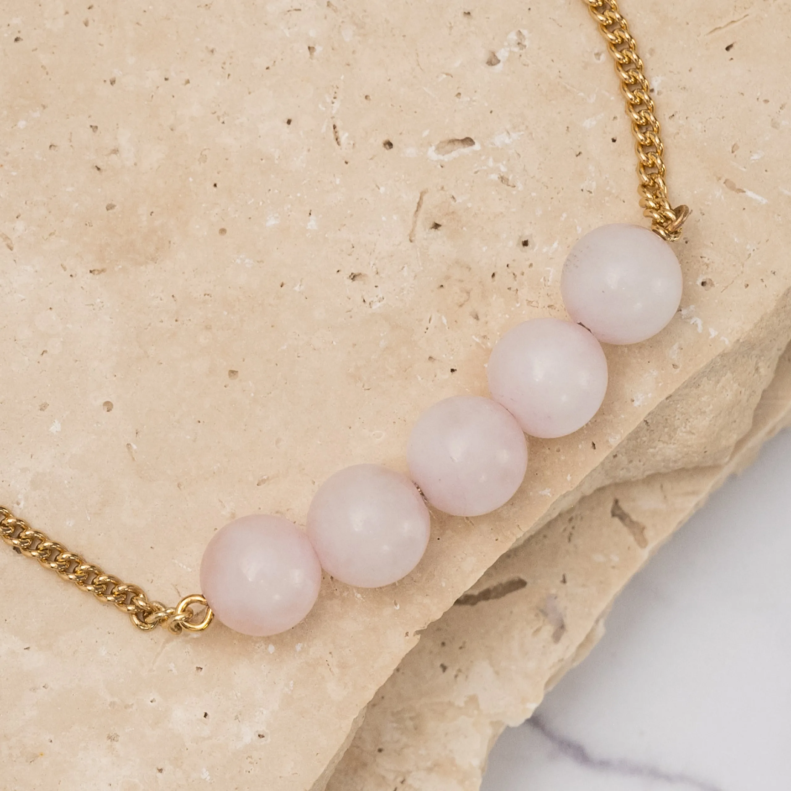 Birthstone 14k gold plated bracelet