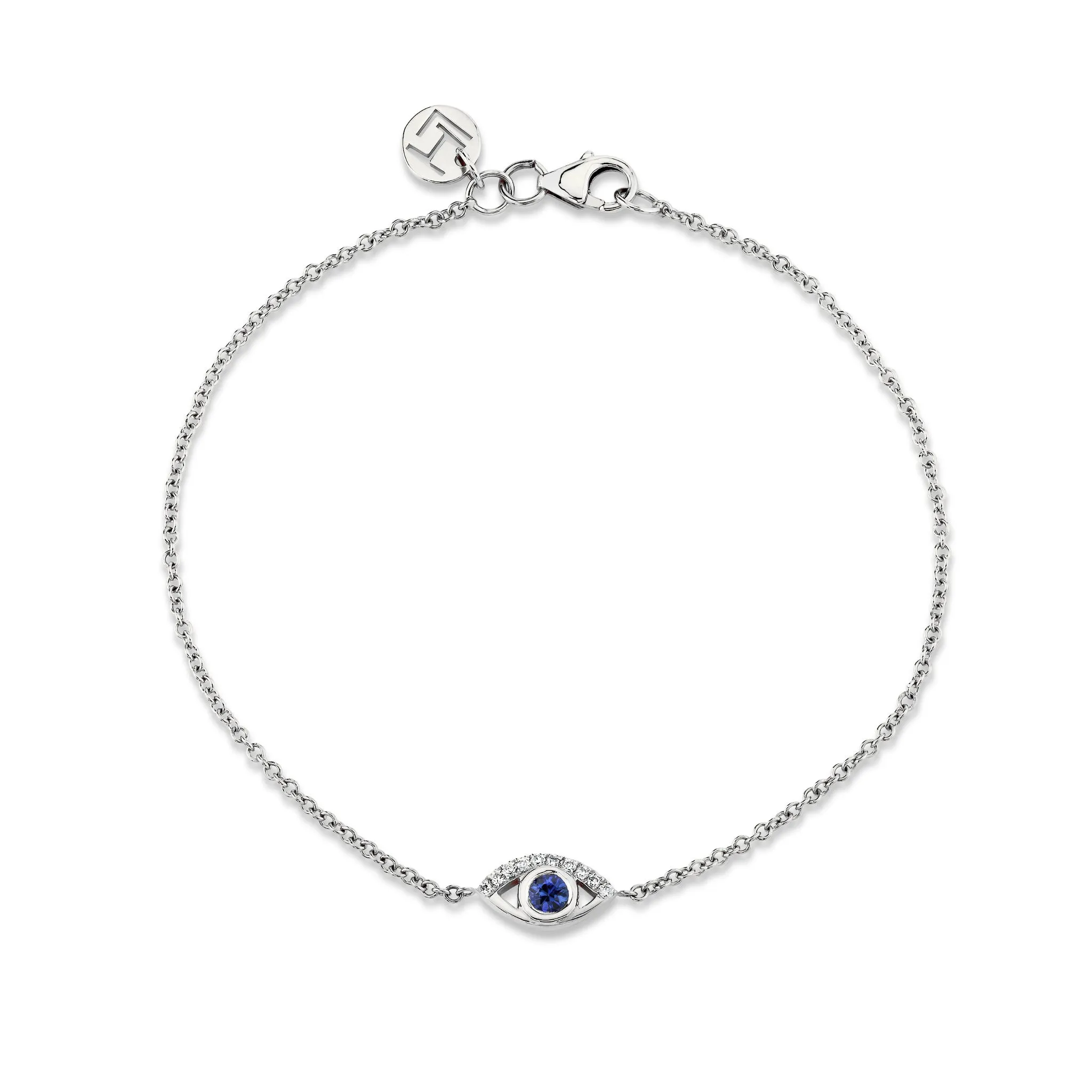 Blue Sapphire Angel Eye Bracelet