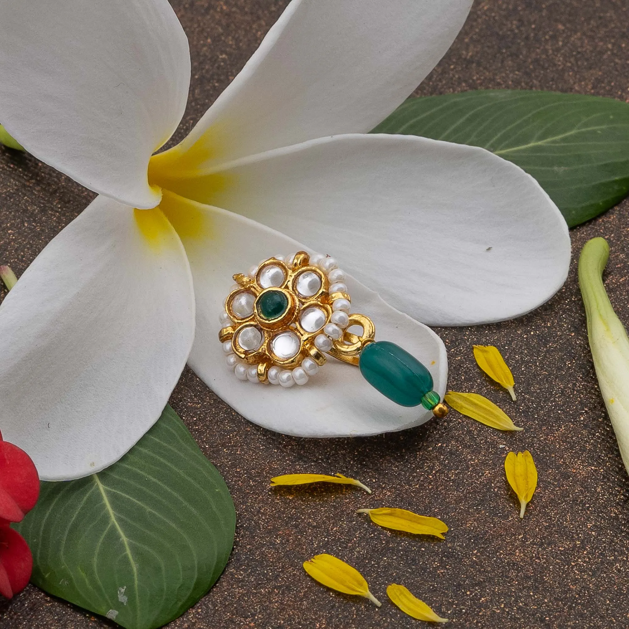Bold Clip-on: Statement Ethnic Nath
