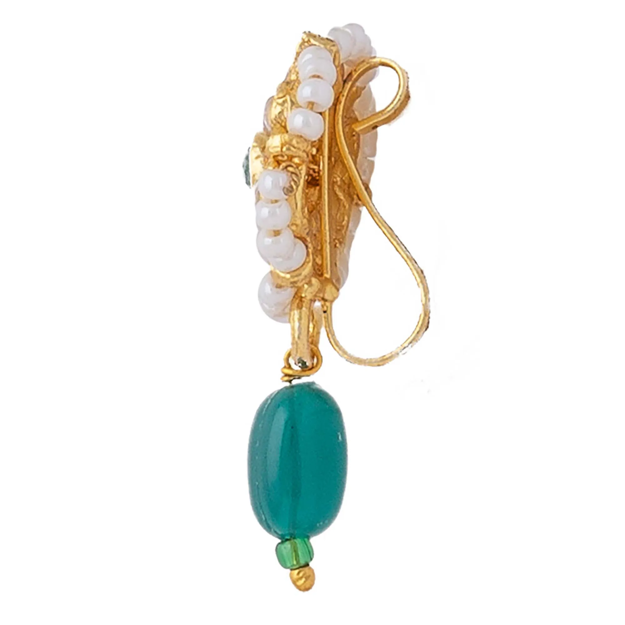 Bold Clip-on: Statement Ethnic Nath