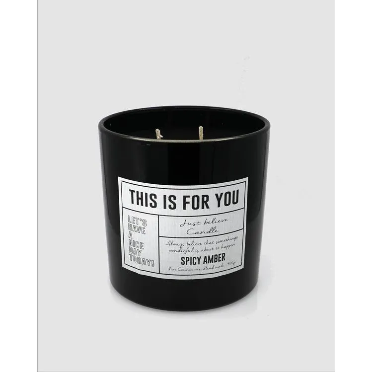 Candle- Spicy amber 400gr