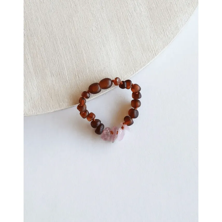 Canyonleaf Kids Raw Amber Bracelet 5" Teeny