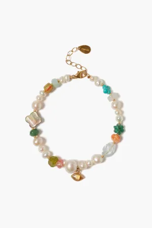 Chan Luu - Jardin White Pearl Mix Bracelet