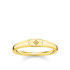CHARMING COLLECTION MINI CZ SIGNET RING
