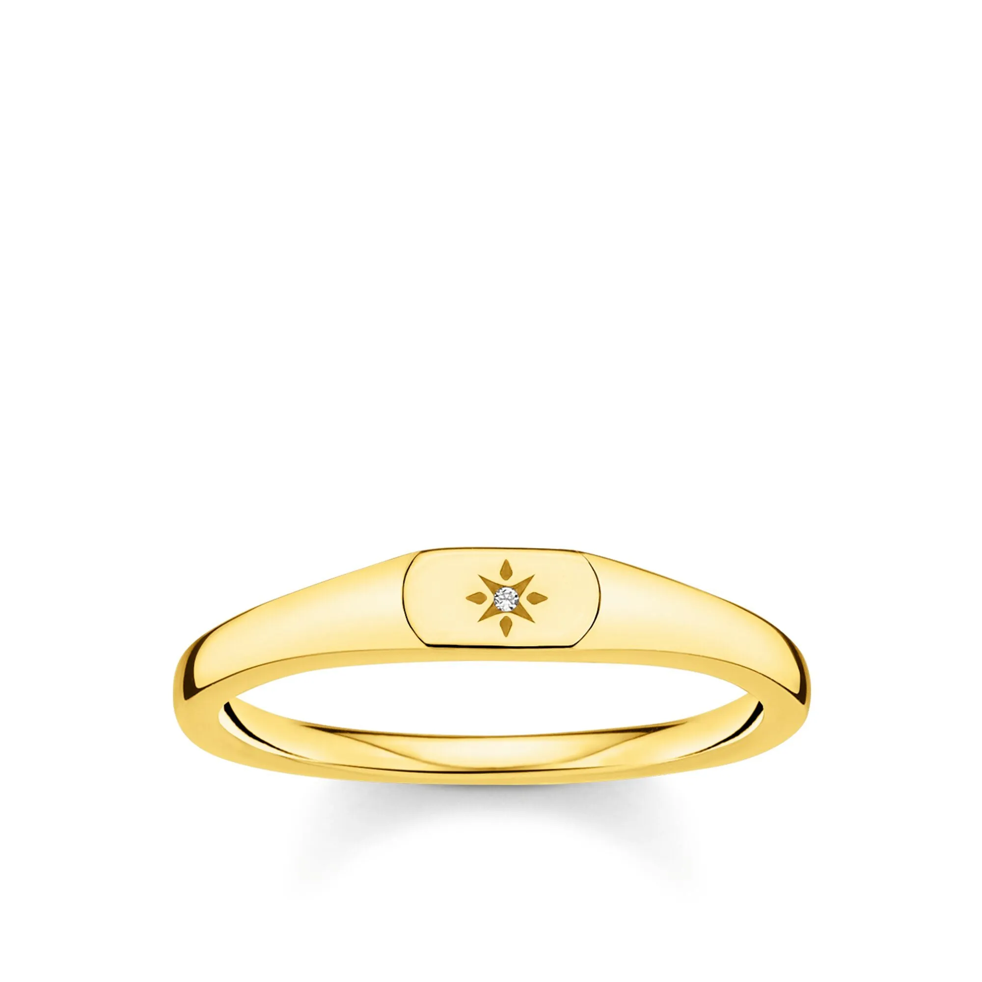 CHARMING COLLECTION MINI CZ SIGNET RING