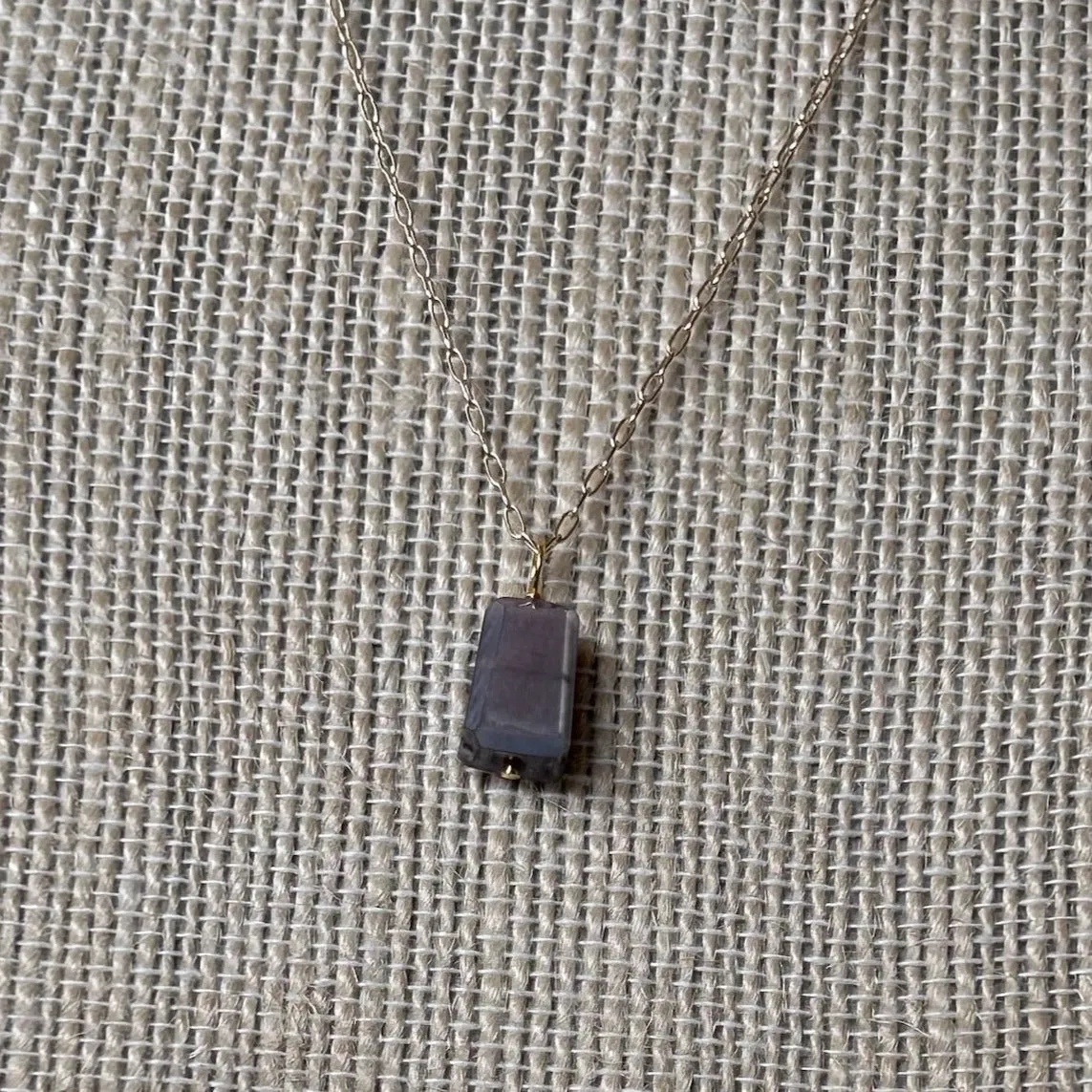 CIVAL Collective Grey Moonstone Necklace