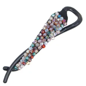 Crystal Beads Twist Hair Barrette