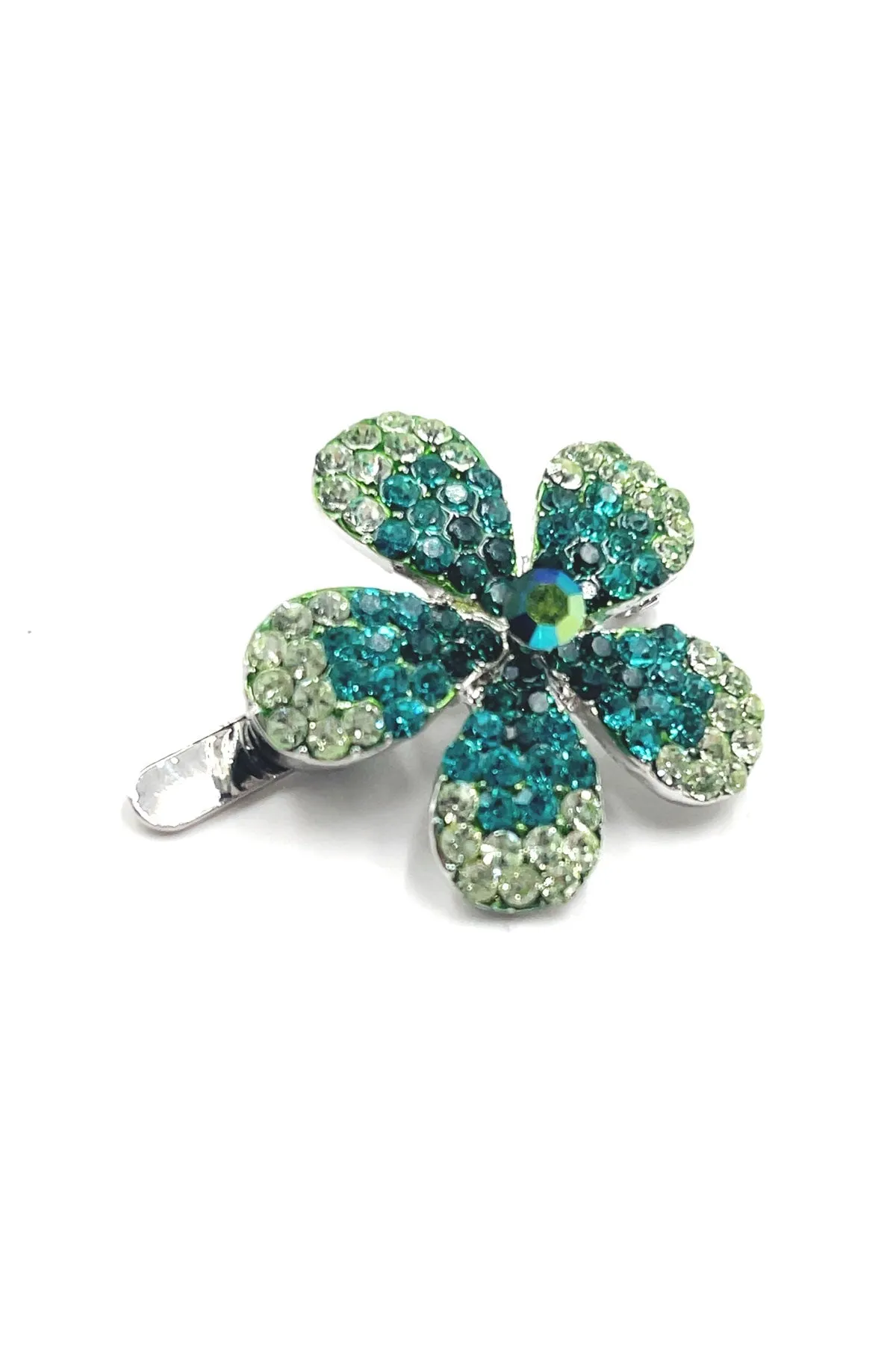 Crystal Daisy Magnetic Barrette