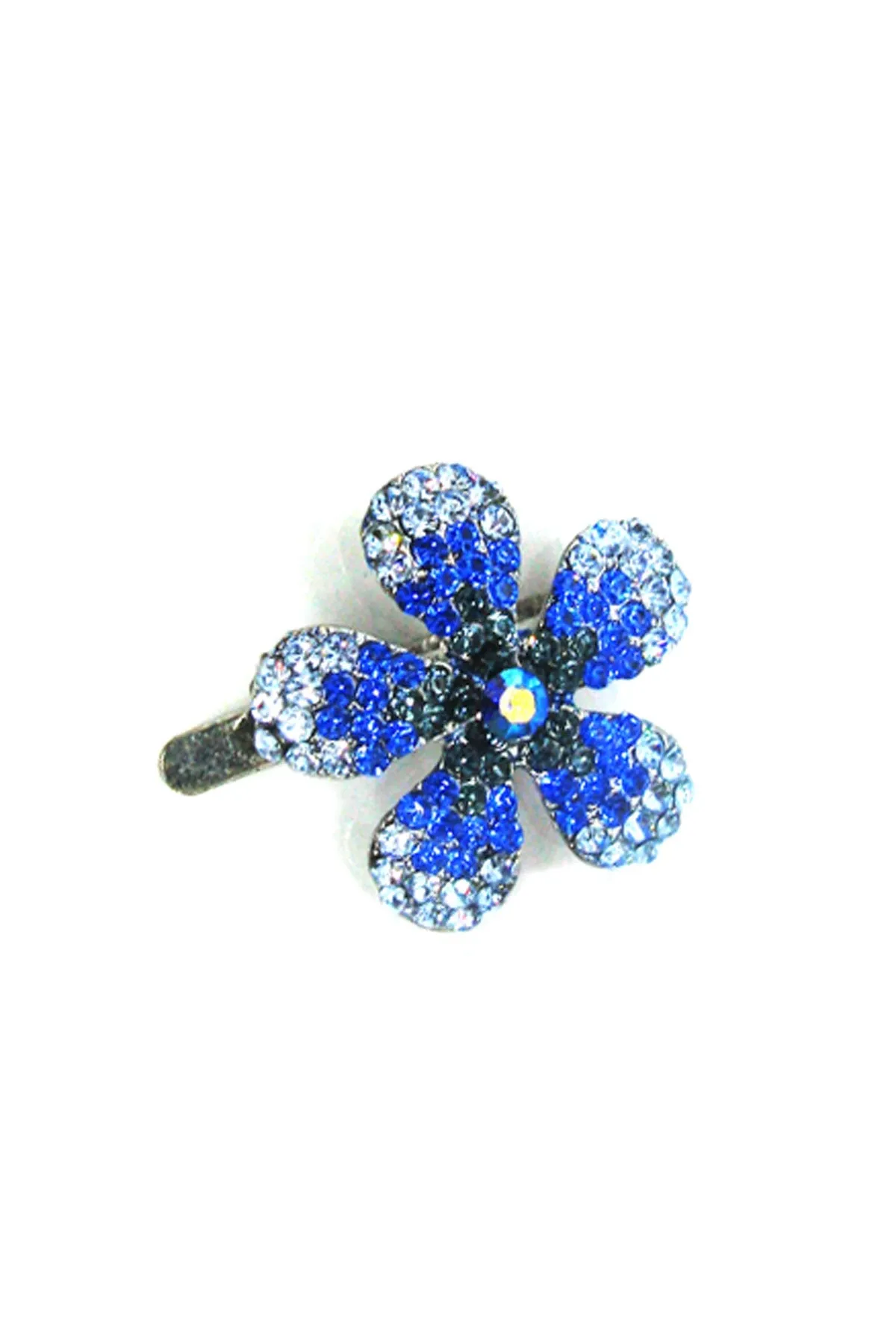 Crystal Daisy Magnetic Barrette