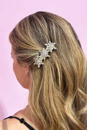 Crystal Starburst Barrette