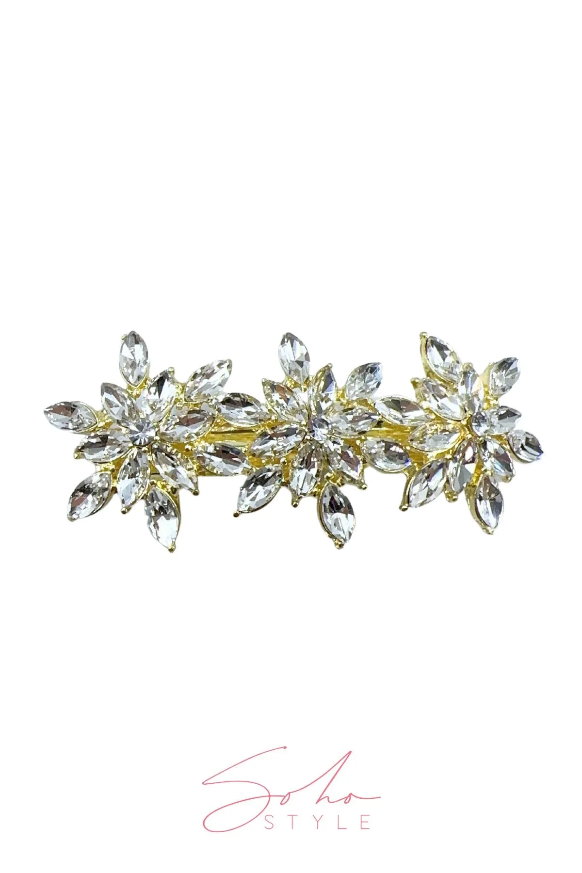 Crystal Starburst Barrette