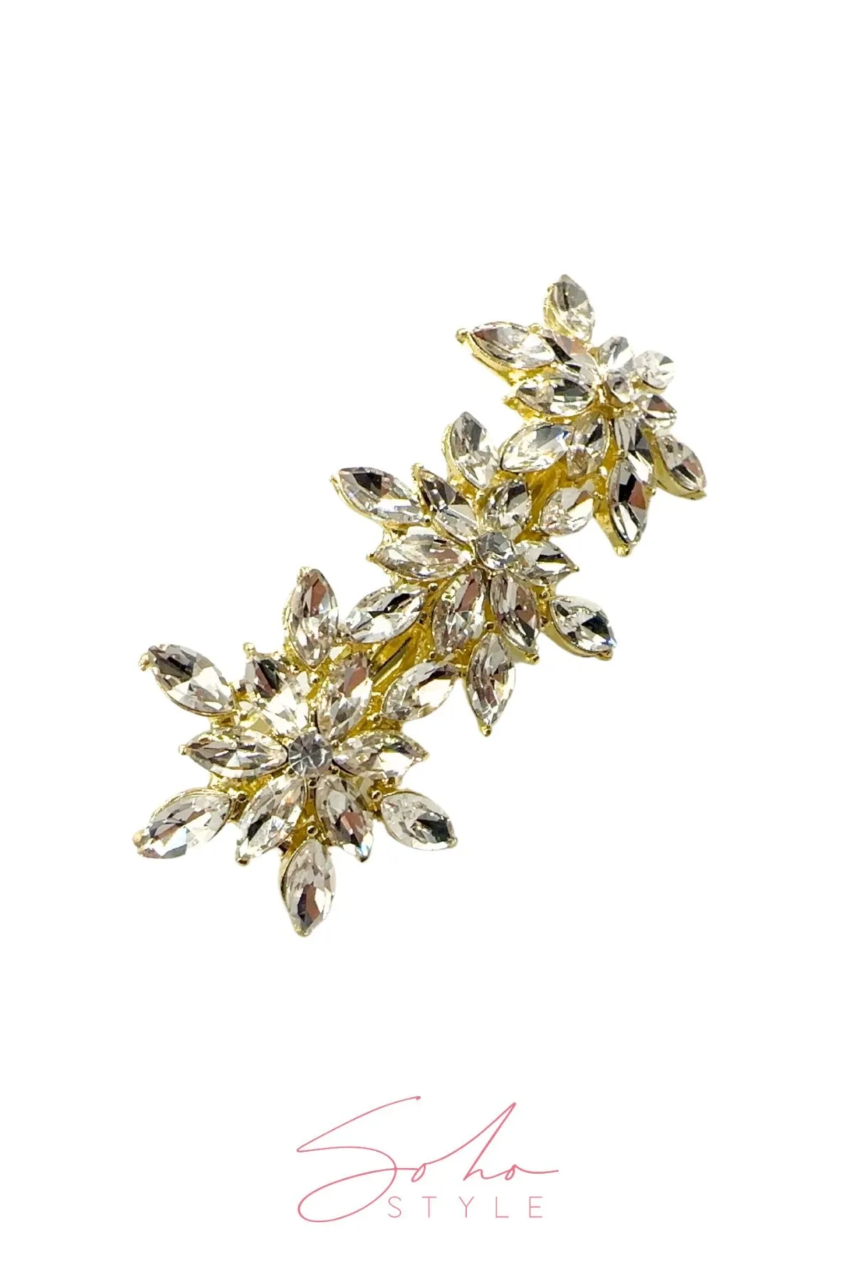 Crystal Starburst Barrette