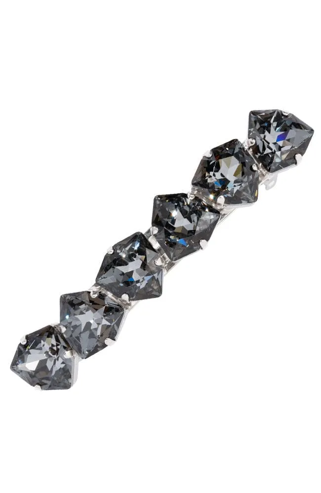 Crystal Teardrop Barrette