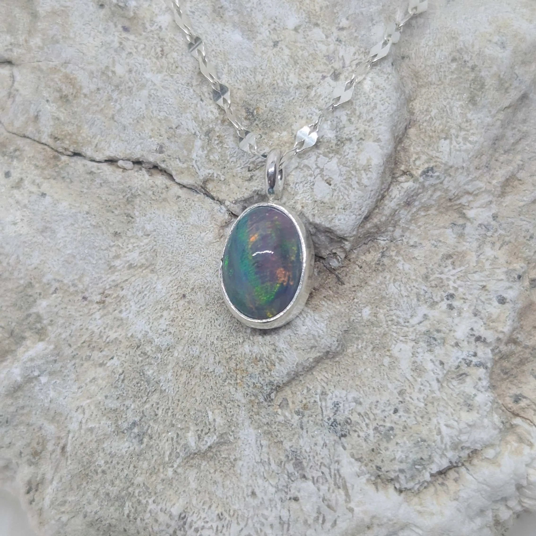 Dark Ethiopian opal