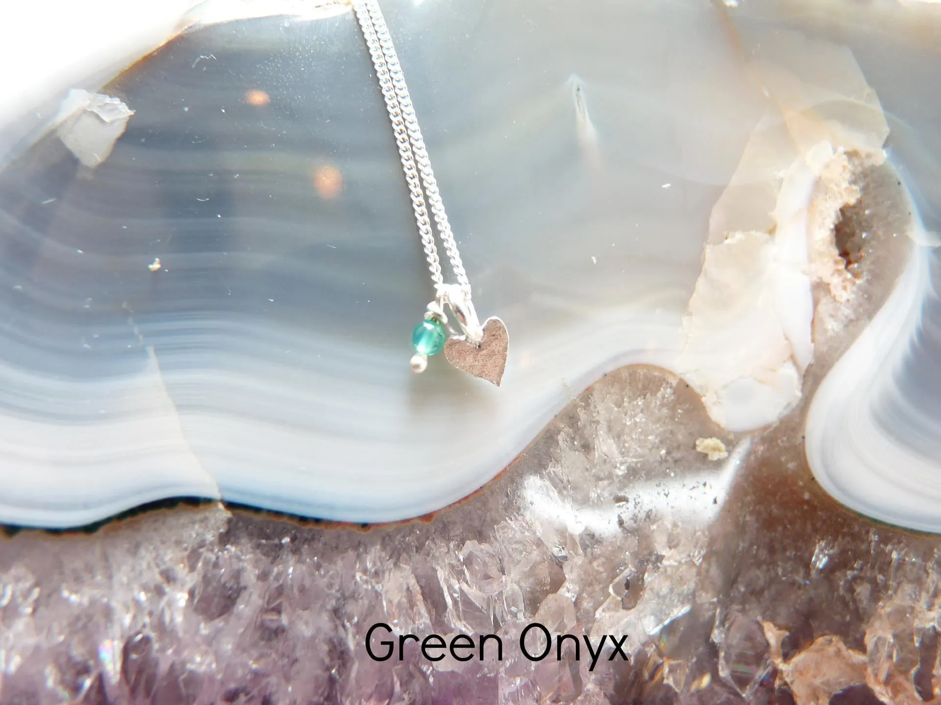 Delicate Silver Heart Necklace