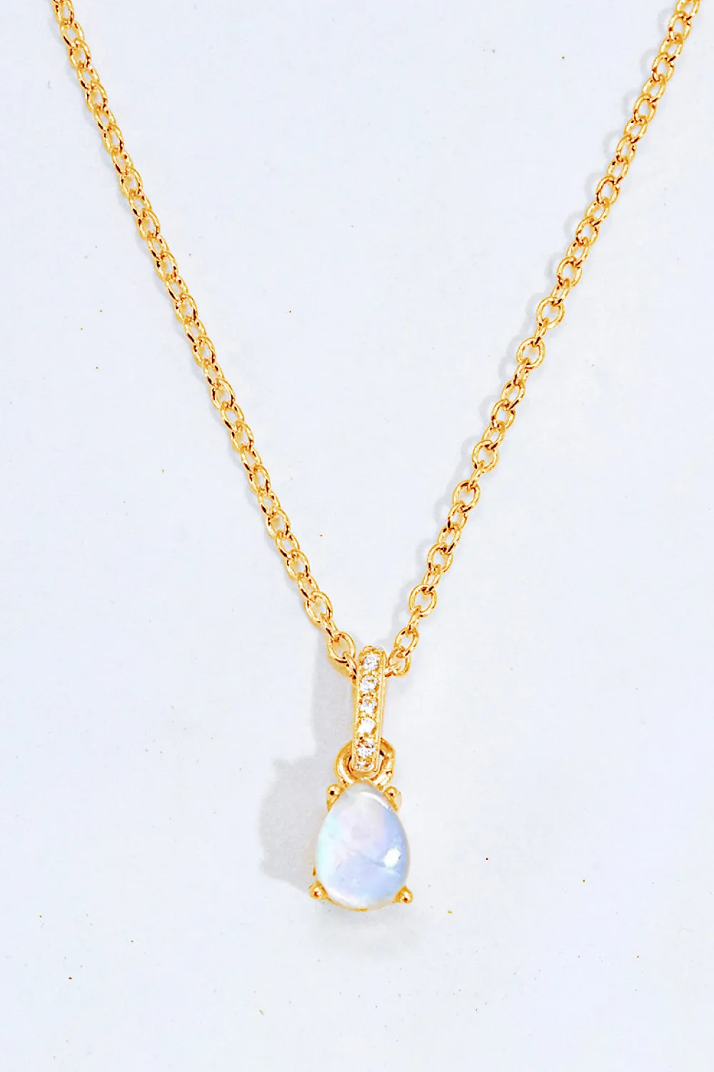 Drops For Days Moonstone Necklace