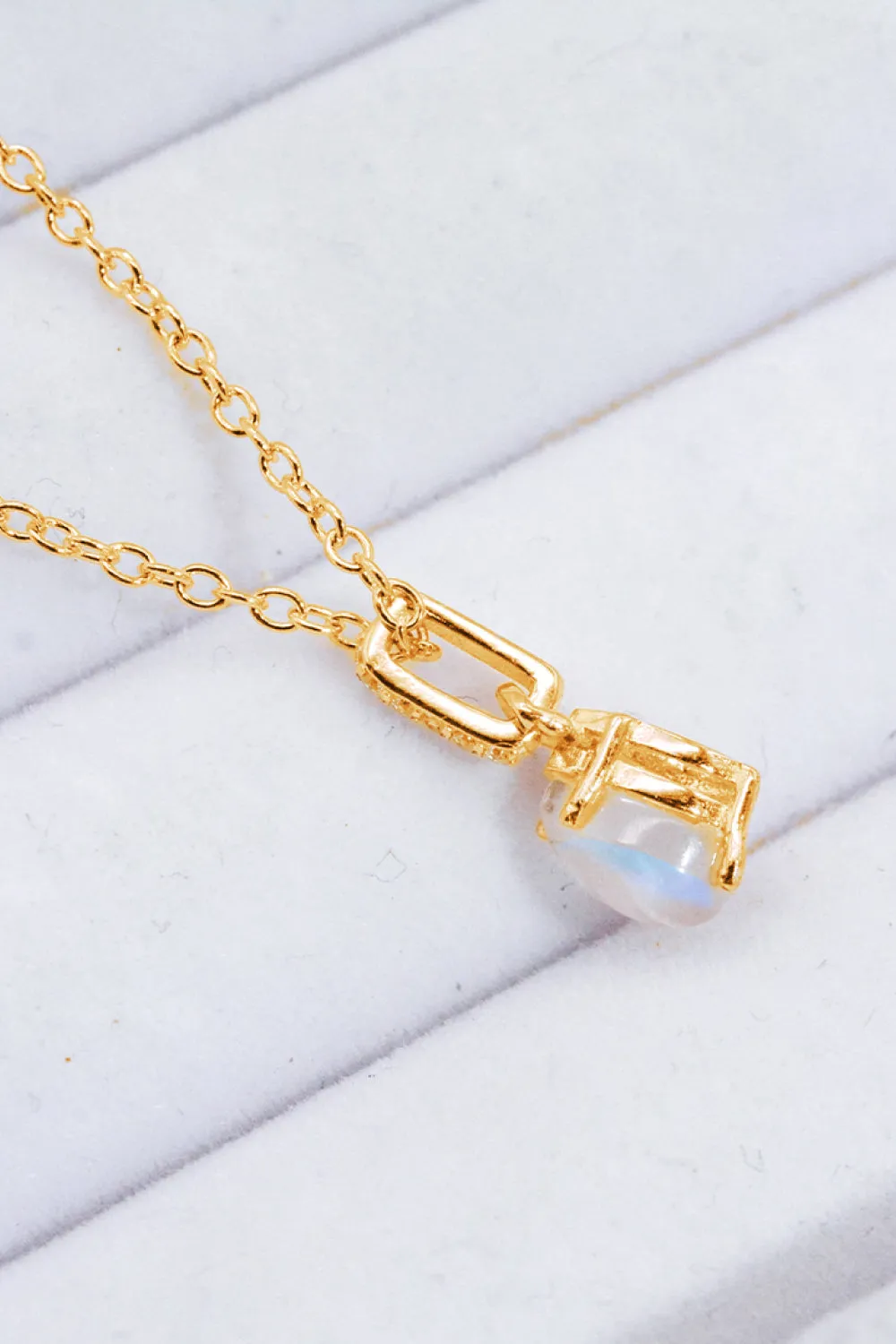 Drops For Days Moonstone Necklace