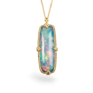 Ethiopian Opal Rainbow Mist Necklace