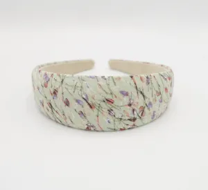 flower plant headband padded casual hairband