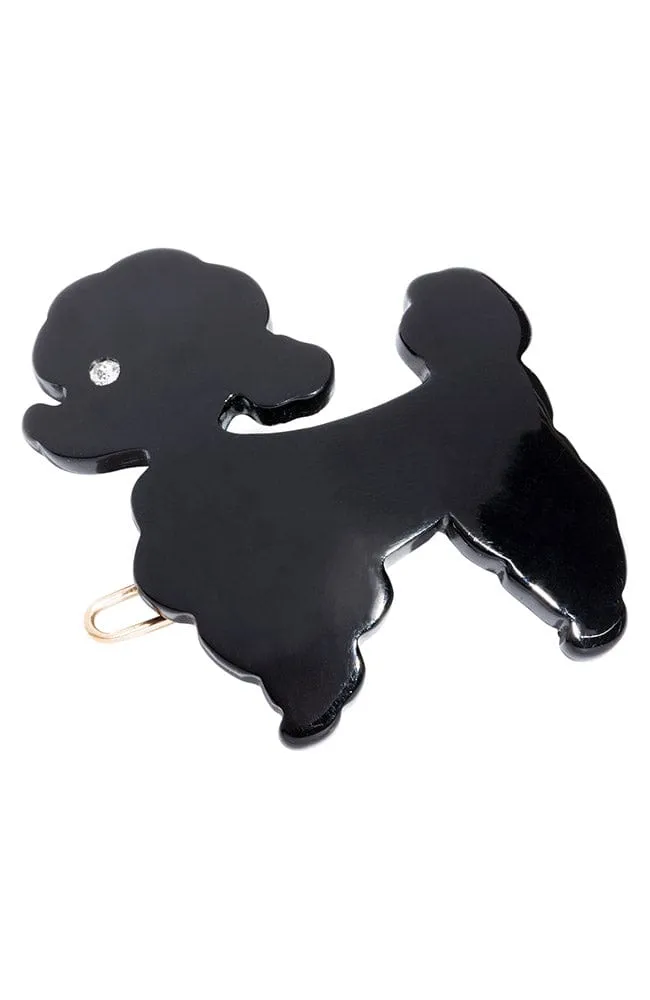 French Poodle Tige Boule Barrette