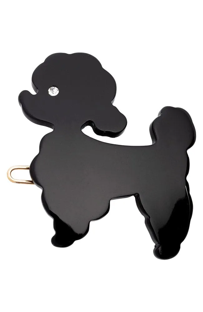 French Poodle Tige Boule Barrette