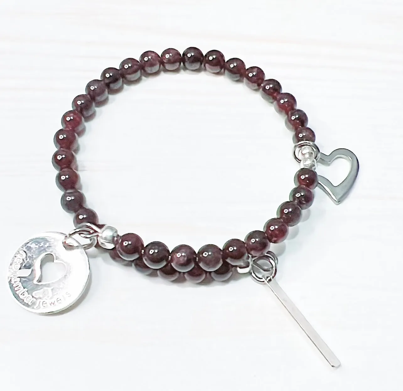 Garnet Bracelet (January)
